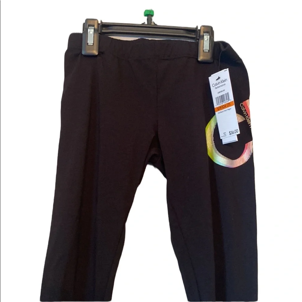 Calvin Klein Girls’ Black Leggings - Picture 2 of 10